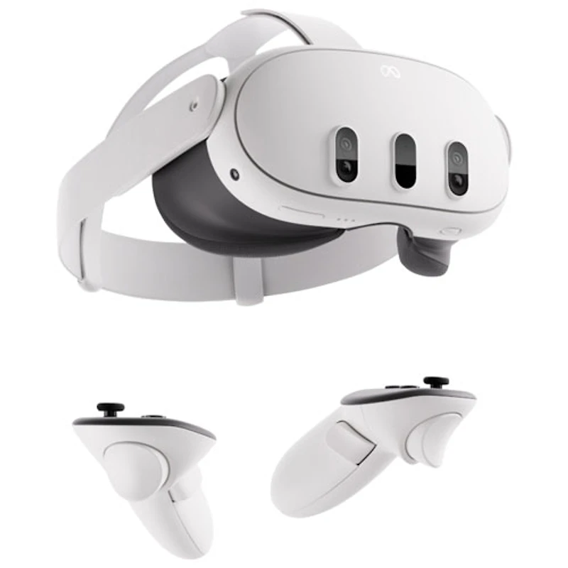 Casque de réalité virtuelle de 128 Go Quest 3 de Meta avec manettes Touch Plus et Batman : Arkham Shadow