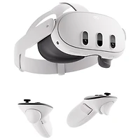 Casque de réalité virtuelle de 128 Go Quest 3 de Meta avec manettes Touch Plus et Batman : Arkham Shadow