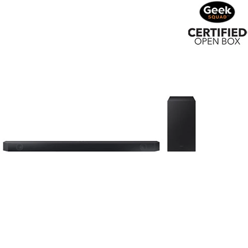 Boîte ouverte - Barre de son 3.1.2 canaux de 360 W HW-Q600C de Samsung avec haut-parleur d'extrêmes graves sans fil