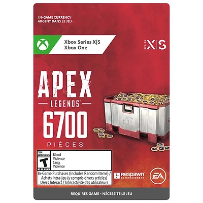 APEX Legends: 6700 Coins (Xbox Series X|S / Xbox One) - Digital Download
