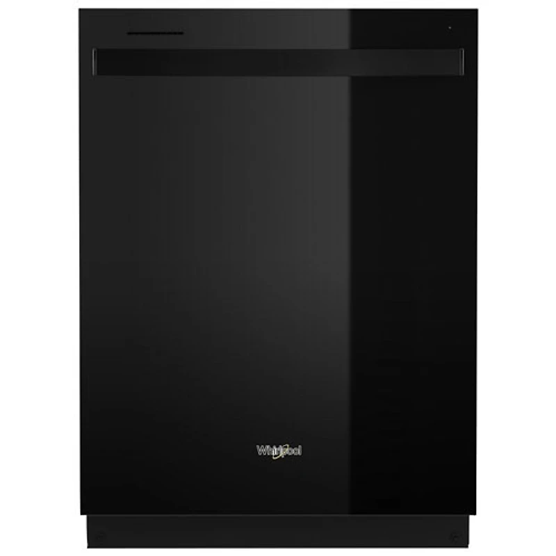 Boîte ouverte - Lave-vaisselle encastrable 24 po 47 dB avec troisième panier de Whirlpool (WDT750SAKB) - Noir - Endommagé