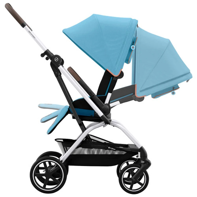 Poussette très compacte légère Eezy S Twist+2 de CYBEX - Bleu plage