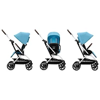 Poussette très compacte légère Eezy S Twist+2 de CYBEX - Bleu plage
