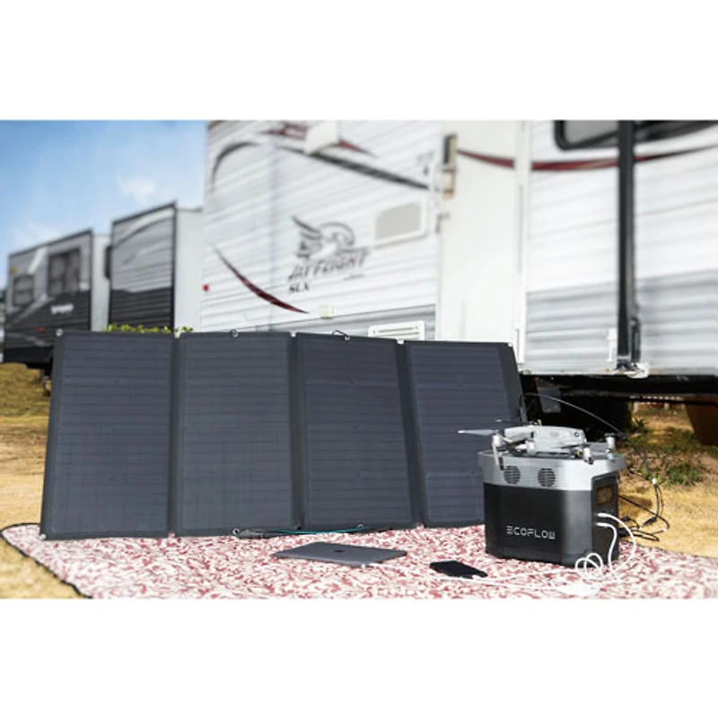 Panneau solaire portatif EcoFlow - 160 watts