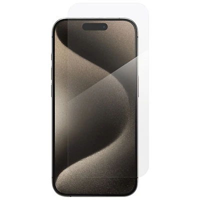 Protecteur d'écran en verre Elite d'InvisibleShield by Zagg pour iPhone 15 Pro