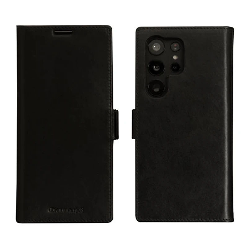 Dbramante1928 Lynge Flip Cover Case for S23 Ultra - Black