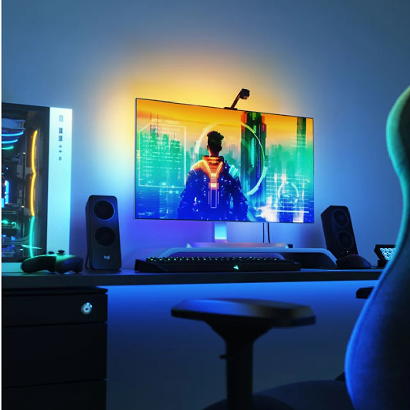 Nanoleaf 4D Screen Wifi Mirror + 65" Light Strip - Black - Exclusive Retail Partner