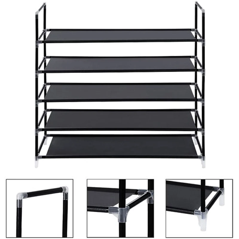 Banc de rangement pour chaussures à 5 tablettes Boutique Home