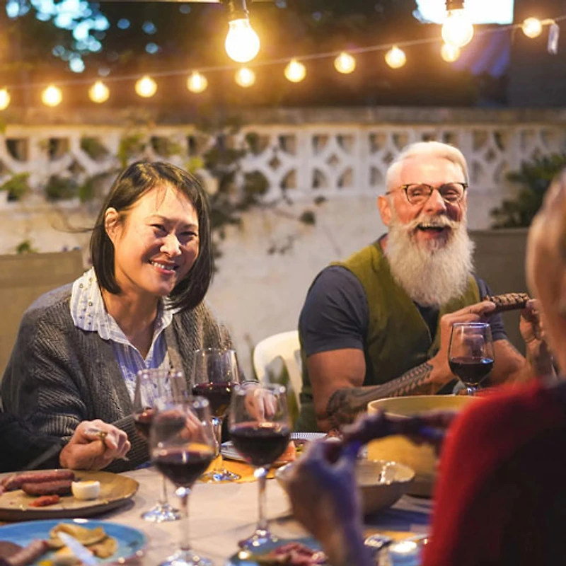 Guirlande DEL de patio IC RGBW+ BISTRO+ Monster Smart Illuminessence - 12 ampoules