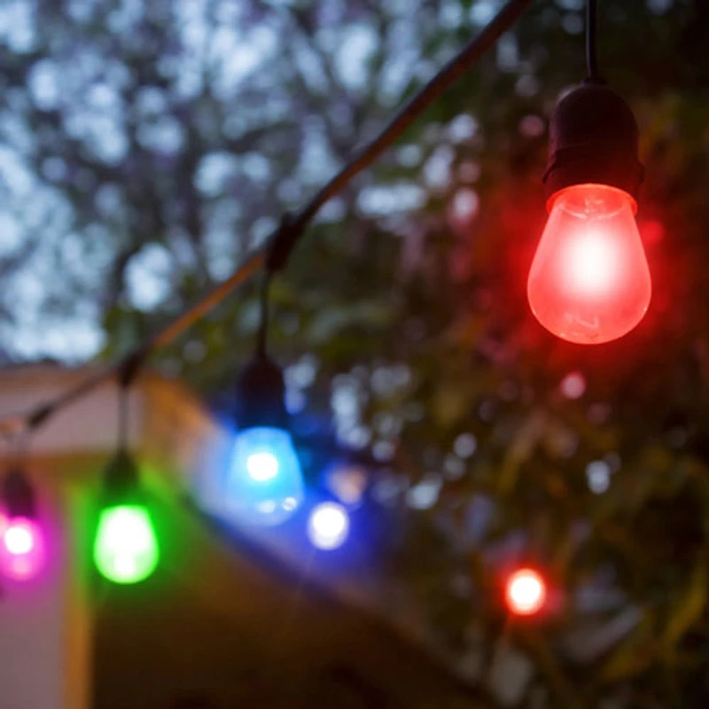 Guirlande DEL de patio IC RGBW+ BISTRO+ Monster Smart Illuminessence - 12 ampoules