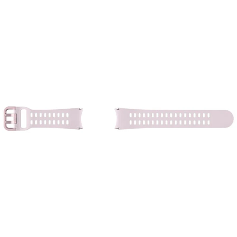 Bracelet de sport extrême en fluoroélastomère pour Galaxy Watch de Samsung - Petit/Moyen - Lavande/Blanc