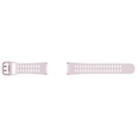 Bracelet de sport extrême en fluoroélastomère pour Galaxy Watch de Samsung - Petit/Moyen - Lavande/Blanc