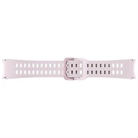 Bracelet de sport extrême en fluoroélastomère pour Galaxy Watch de Samsung - Petit/Moyen - Lavande/Blanc
