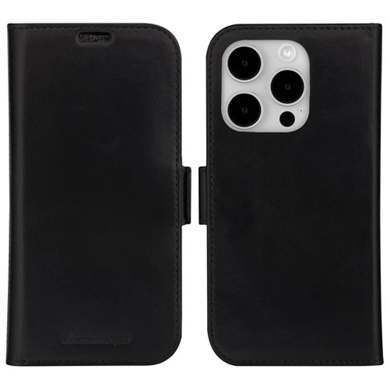 Dbramante1928 Lynge 2-in-1 Wallet Case for iPhone 15 Pro Max - Black