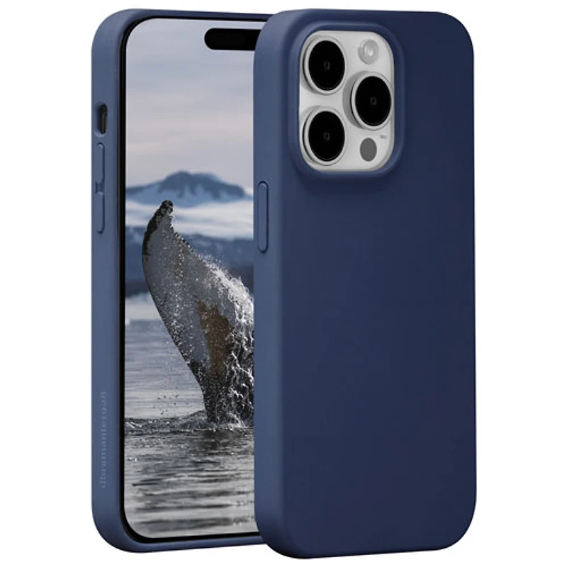 Étui rigide ajusté Monaco de Dbramante1928 avec MagSafe pour iPhone 15 Pro Max - Bleu Pacifique