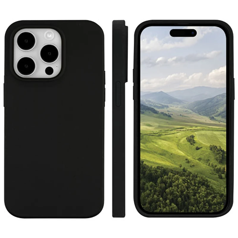 Dbramante1928 Monaco Fitted Hard Shell Case with MagSafe for iPhone 15 Pro Max - Black