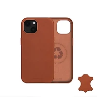 Dbramante1928 Roskilde Full Grain Leather Fitted Hard Shell Case with MagSafe for iPhone 15 - Tan