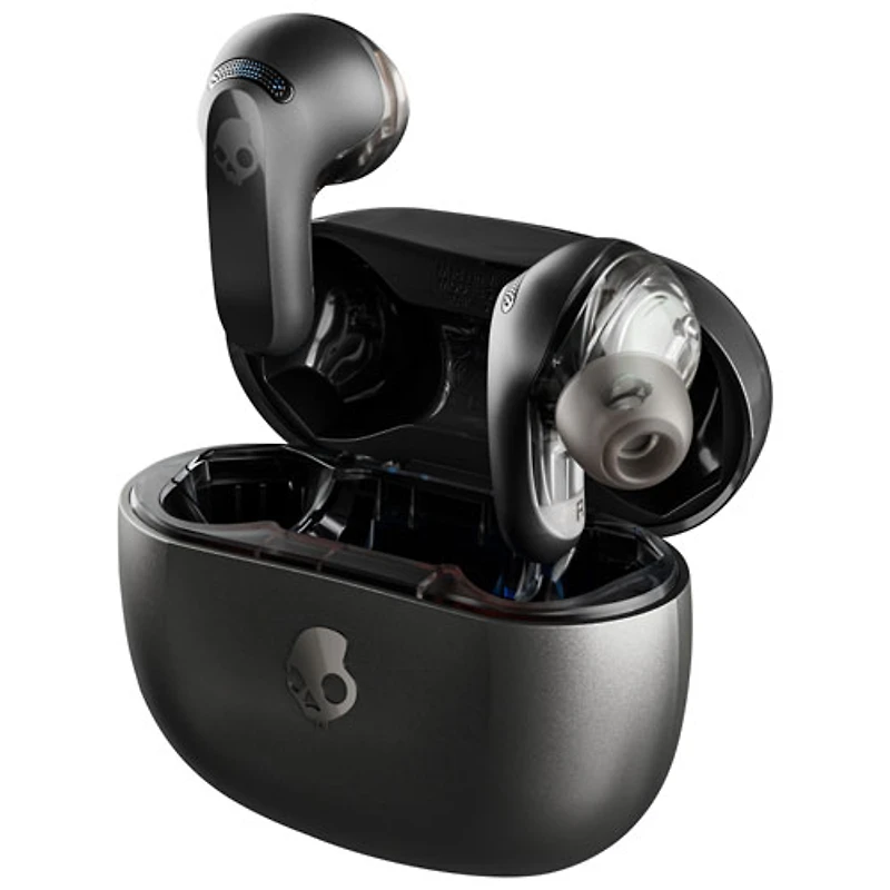 Skullcandy Rail In-Ear Noise Cancelling True Wireless Earbuds (S2IPW-P740) - Black