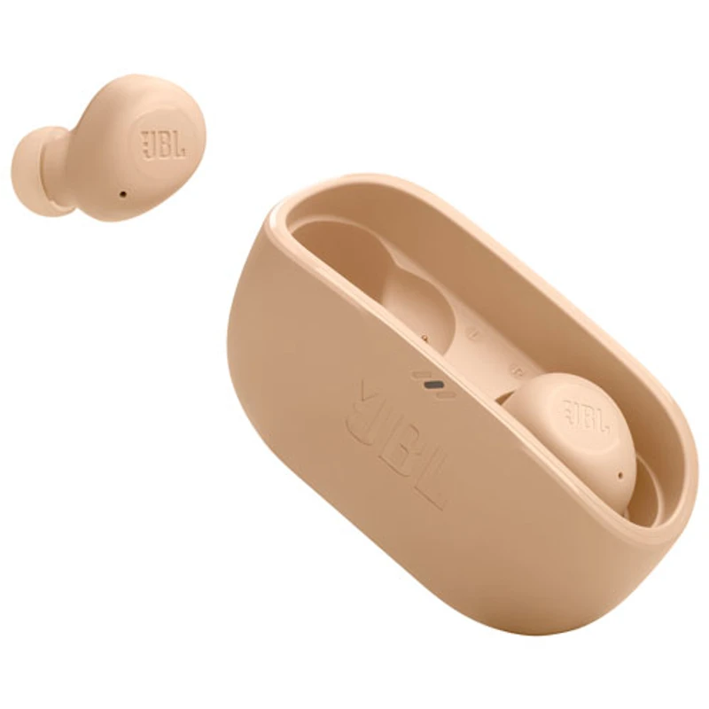 JBL Vibe Buds In-Ear Sound Isolating True Wireless Earbuds - Beige