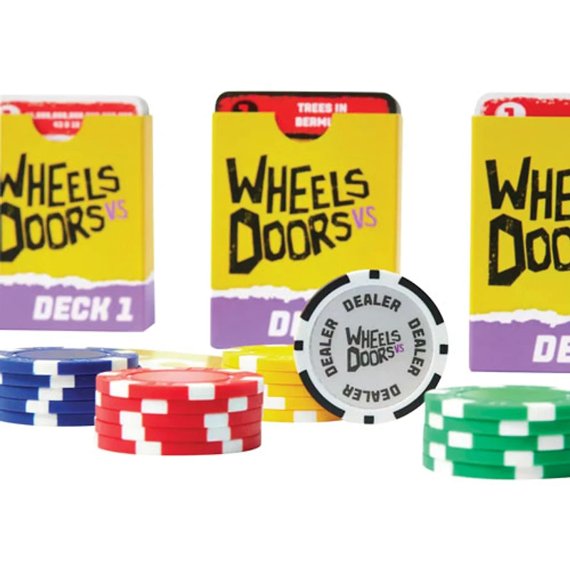 Jeu de cartes Wheels Vs Doors - Anglais