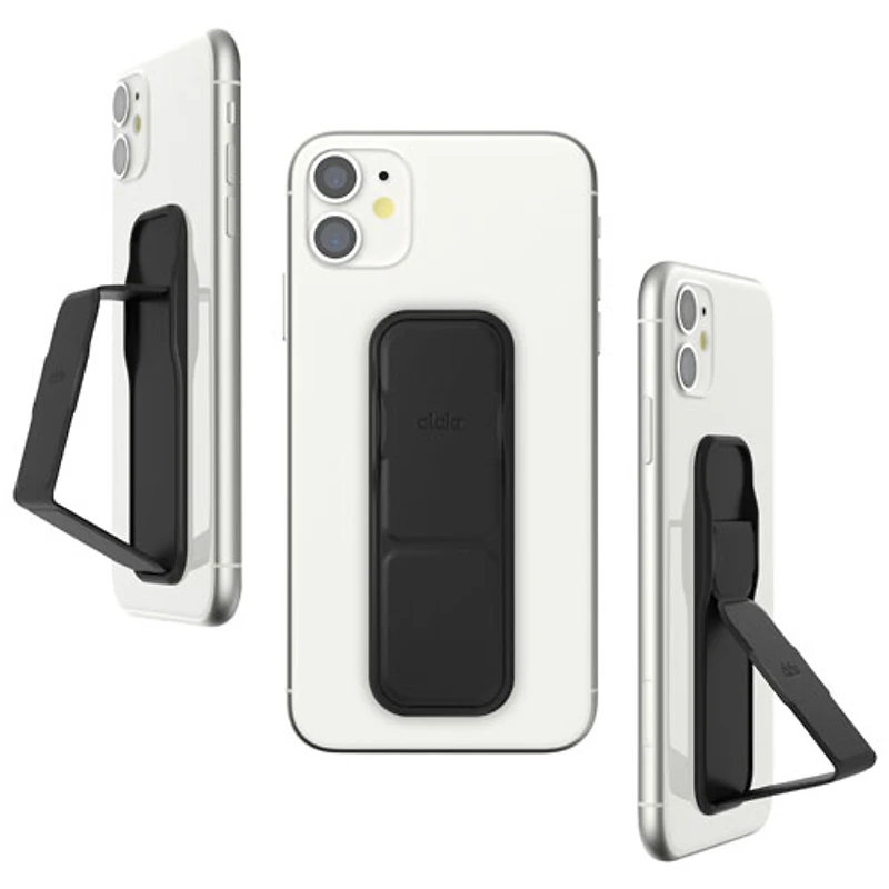 CLCKR Universal Cell Phone Grip & Stand - Black