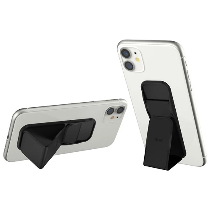 CLCKR Universal Cell Phone Grip & Stand - Black