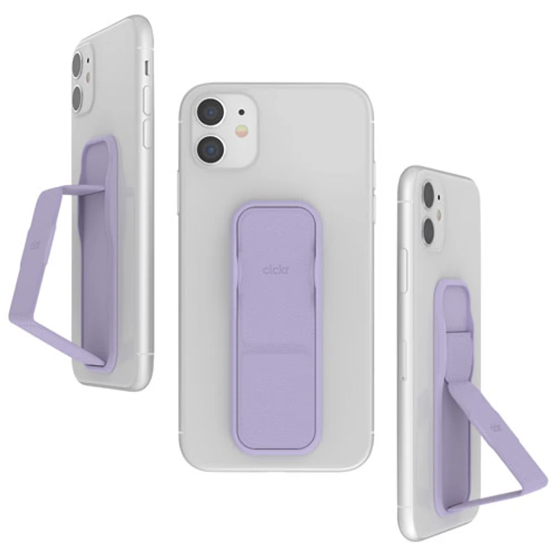 CLCKR Universal Cell Phone Grip & Stand - Lilac