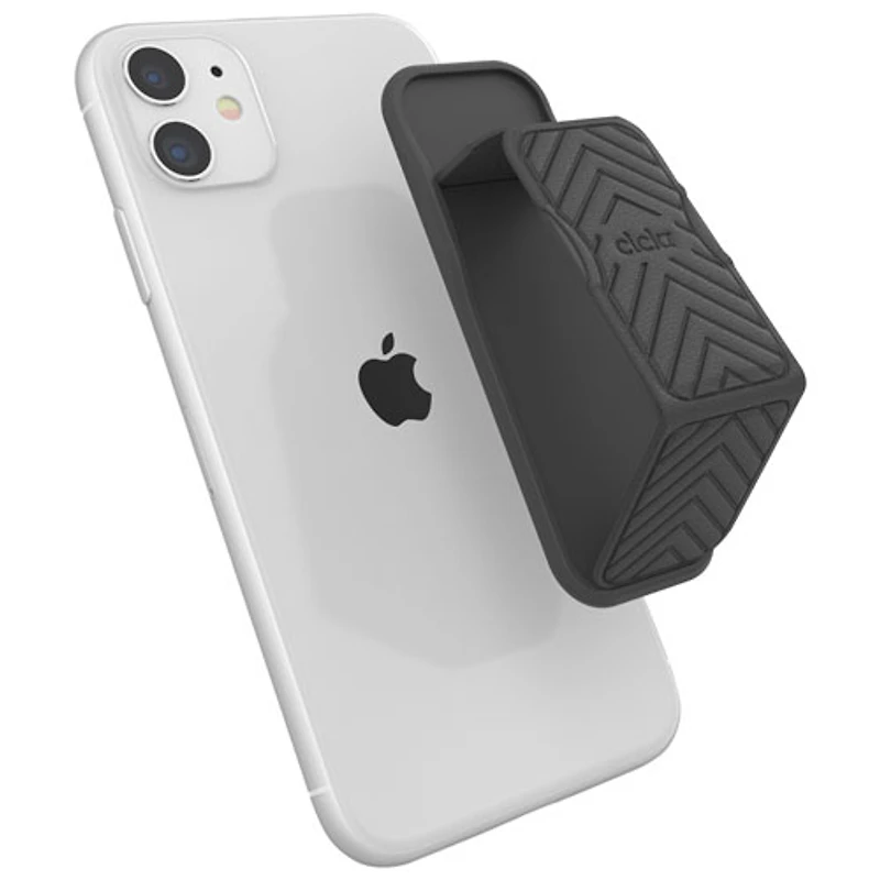 CLCKR Universal Cell Phone Grip & Stand - Grey Arrow