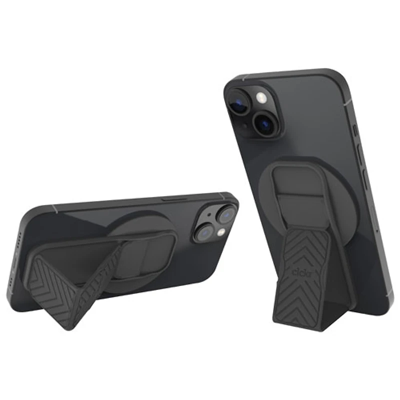 CLCKR MagSafe Cell Phone Grip & Stand - Grey Arrow