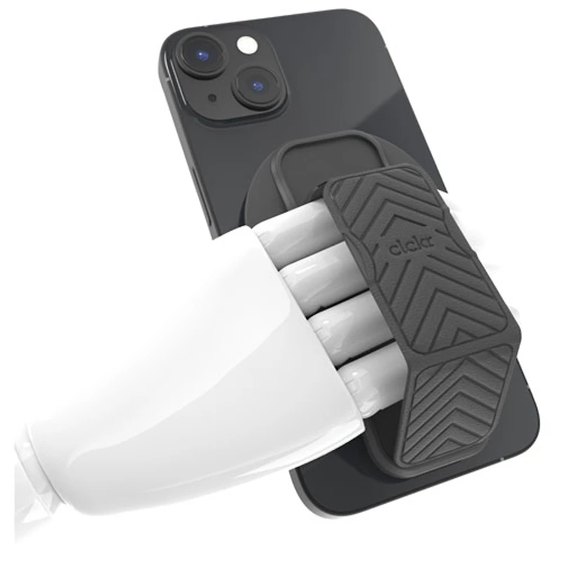 CLCKR MagSafe Cell Phone Grip & Stand - Grey Arrow