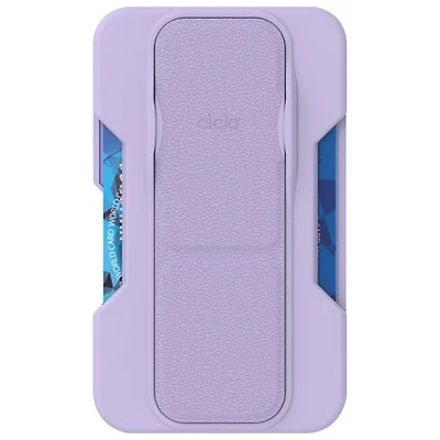CLCKR Wallet Cell Phone Grip & Stand with MagSafe - Lilac
