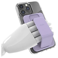 CLCKR Wallet Cell Phone Grip & Stand with MagSafe - Lilac