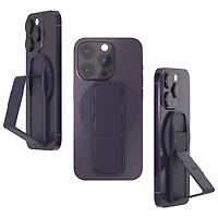Prise à support MagSafe de CLCKR pour cellulaire - Violet foncé