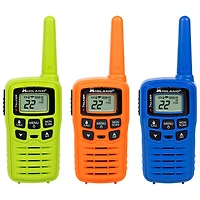 Radios bidirectionnelles X-Talker de Midland (T10X3M) - Ensemble de 3
