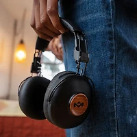 House of Marley Positive Vibration Over-Ear Bluetooth Headphones - Black