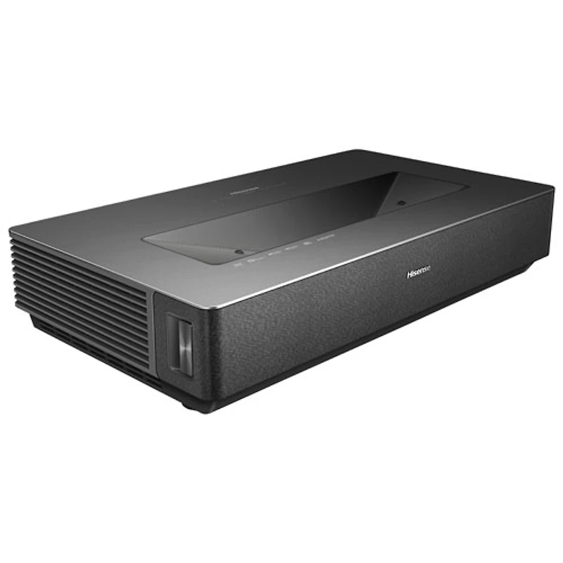 Projecteur de cinéma maison intelligent au laser Ultra HD 4K de Hisense avec écran de 100 po (100L5H)