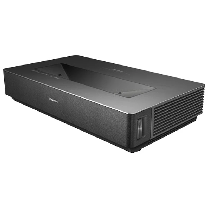 Projecteur de cinéma maison intelligent au laser Ultra HD 4K de Hisense avec écran de 100 po (100L5H)