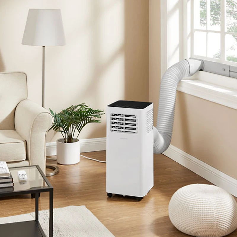 Insignia Portable Air Conditioner - 8000 BTU (150 sq ft Coverage) - Remote - White/Black