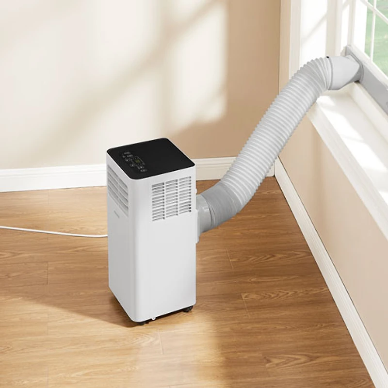 Insignia Portable Air Conditioner - 8000 BTU (150 sq ft Coverage) - Remote - White/Black