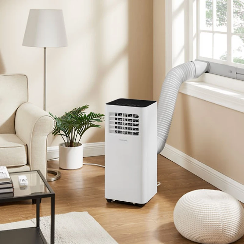 Insignia Portable Air Conditioner - 12000 BTU (300 sq ft Coverage) - Remote - White/Black