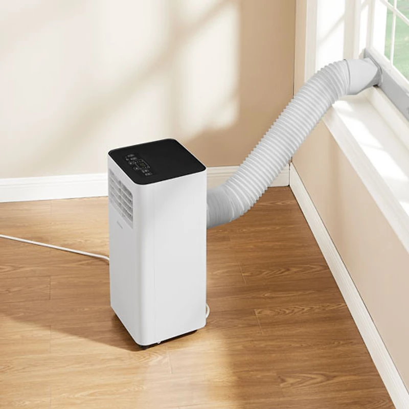 Insignia Portable Air Conditioner - 12000 BTU (300 sq ft Coverage) - Remote - White/Black