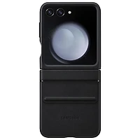 Étui rigide ajusté à rabat Eco-Leather de Samsung pour Galaxy Z Flip5 de Samsung - Noir
