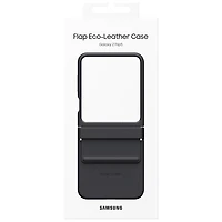 Étui rigide ajusté à rabat Eco-Leather de Samsung pour Galaxy Z Flip5 de Samsung - Noir