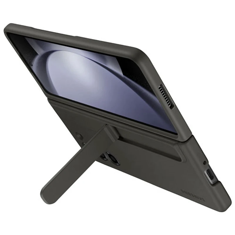 Étui à rabat debout à courroie en plastique rigide de Samsung pour Galaxy Z Fold5 de Samsung - Graphite