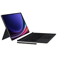 Étui-clavier Book Cover de Samsung avec pavé tactile pour Galaxy Tab S10 Ultra/S9 Ultra - Noir - Partenaire de détail exclusif