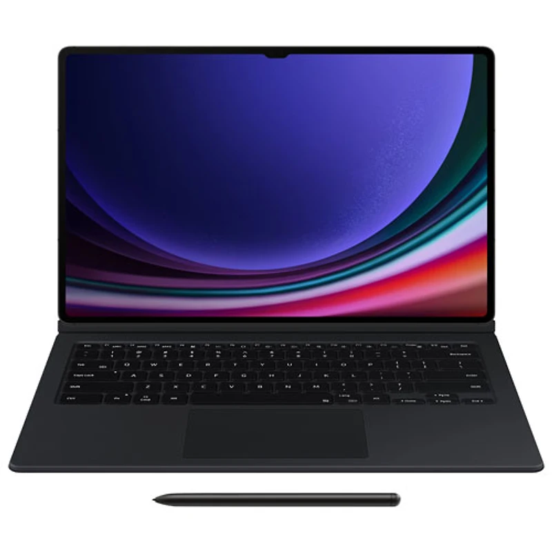 Étui-clavier Book Cover de Samsung avec pavé tactile pour Galaxy Tab S10 Ultra/S9 Ultra - Noir - Partenaire de détail exclusif