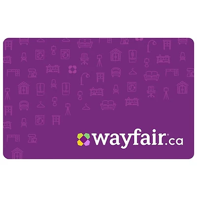 Carte-cadeau Wayfair - 500 $ - Téléchargement numérique