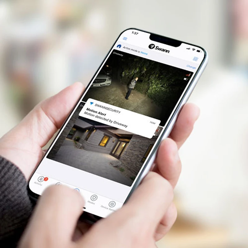 Swann CoreCam Pro Wire-Free Indoor/Outdoor 2K Quad HD Security Camera - 3-Pack - White