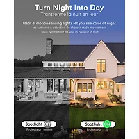 Système de surveillance à fil avec enregistreur numérique 2 To 8 canaux avec 4 caméras compactes 4K de Swann - Noir