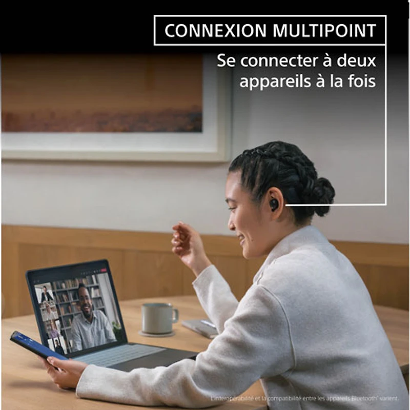 couteurs boutons 100 % sans fil à suppression du bruit WF1000XM5 de Sony